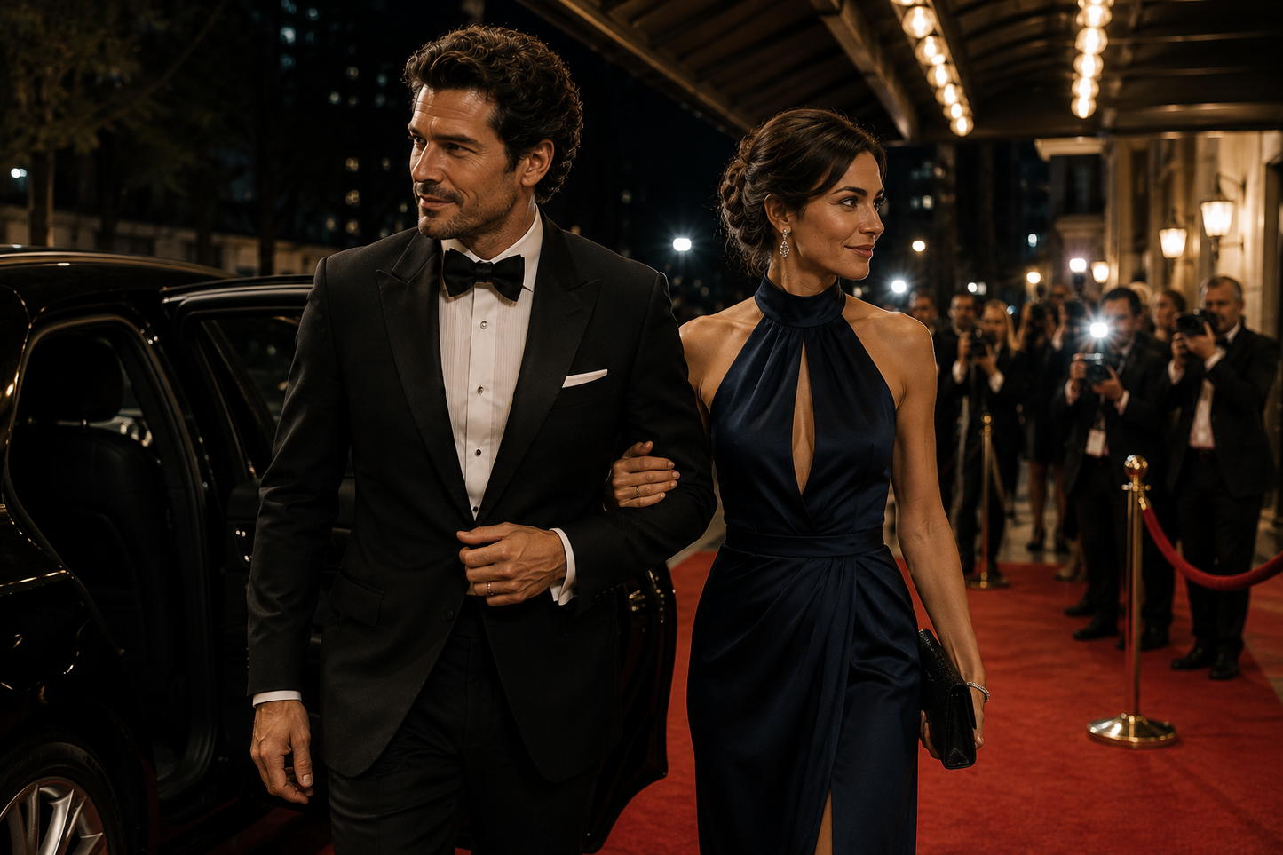 A gala arrival for the Vestium NY journal article ‘The New York Gala Calendar: What to Wear and When’.