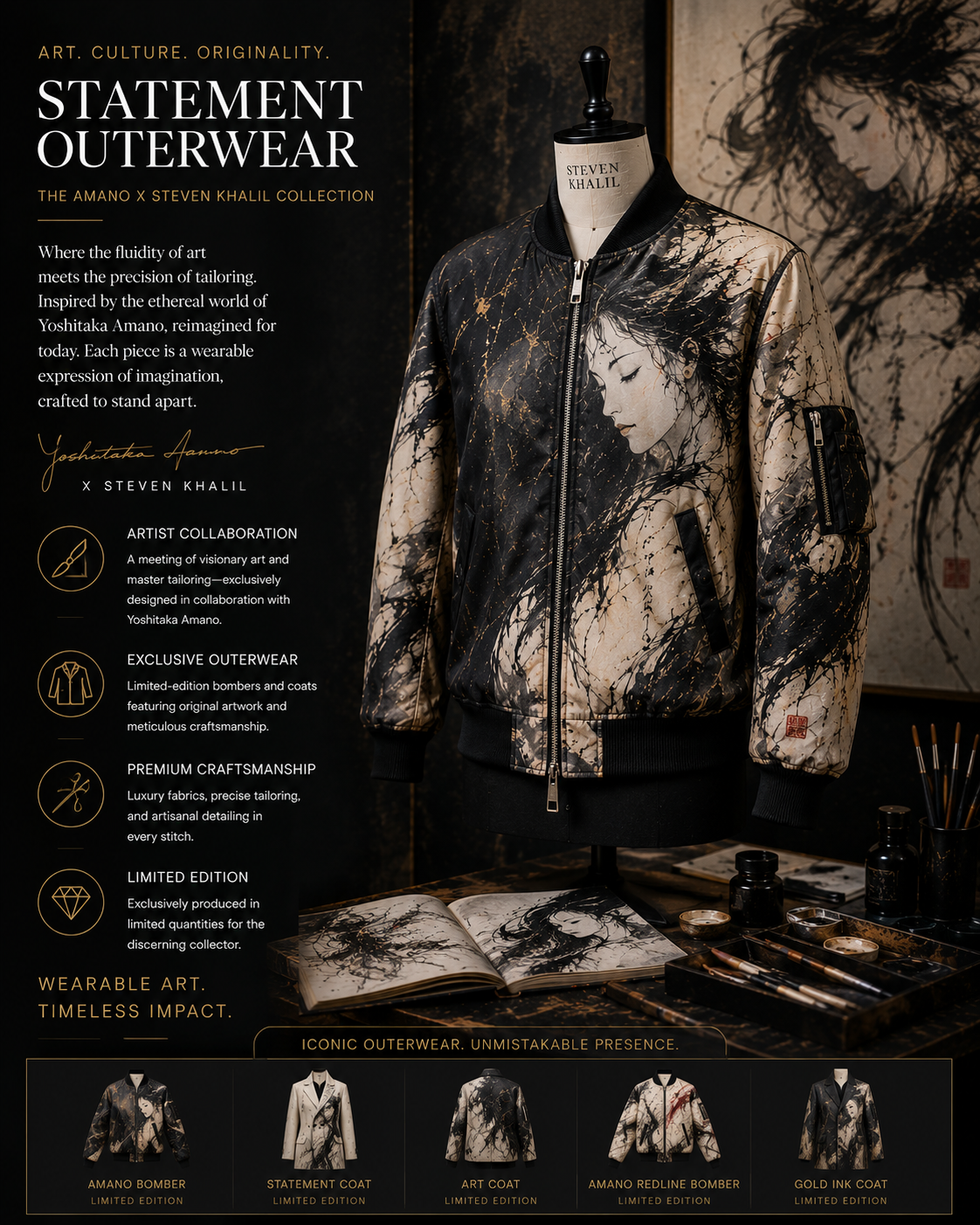 A amano-inspired atmosphere for the Vestium NY journal article ‘Why Every Vestium NY Piece Is a One-Way Conversation’.