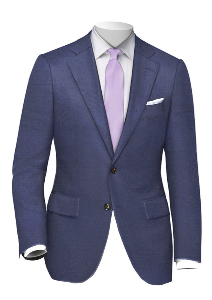 
                  
                    Men's luxury navy blue Italian wool custom made business suit
                  
                